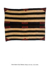 1989 NAVAJO CHIEFS BLANKET, BAER ART GALLERY AD, INDIAN TEXTILES ART SHOW ADVERT picture