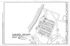 Photo:Avery Island LA 1930s Tango Village Tabasco Village Site Plan HABS picture