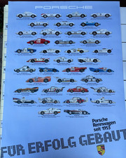 PORSCHE FACTORY POSTER LOT 0F 2 picture