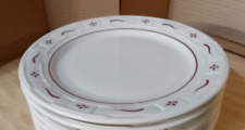 Longaberger Dinner Plate Pottery Traditional Red - USA 3 remaining picture