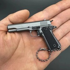 1911 Keychain,Metal Gun Keychain Mini Pistol Keychain for Man,Son,Collector picture