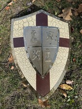 MEDIEVAL SHIELD Of EL CID LION HEART LONG SHIELD FULL SIZE 28