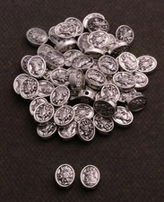 30Pcs Double Sided Saint Michael Archangel Spacer Beads DIY Rosary Jewelry picture