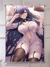 60*90CM Scroll ART Poster Azur Lane August Von Parseval HD Wall Home Otaku Decor picture