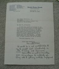 RARE Original 1935 US Senator Signed Letter Bennett Champ Clark Missouri picture