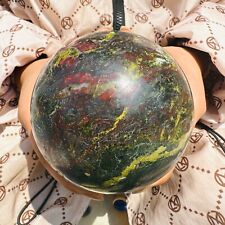 3.19LB Natural dragon blood stone quartz sphere crystal ball reiki healing1450g picture