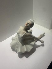 Vintage Wallendorf Swan Lake Ballerina Porcelain Figure Figurine  picture