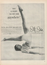 1955 Silf Skin Pantie Bra Softness Girdle Women Underwear Vintage Print Ad picture