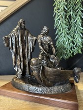 Scott Stearman The Calling Jesus Peter Sculpture Bronze Finish Christian Art  picture