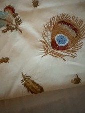 Sferra Queen Flat Hand Embroidered Sheet Vintage Unused Made In Italy picture