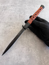 Big Boy Stiletto, Spring Assisted Folding Pocket Knife, Pakkawood picture