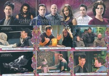 2006 Stargate Atlantis Season Two Complete 72 Card Base Set + P1 & Empty wrapper picture