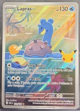 Lapras 131/128 Illustration Rare IR Pokémon TCG 30th Anniversary 2026 NM picture