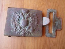 Original Austrian Hungarian Belt Buckle with Hook WW1 - Old Soldier Buckle WWI picture