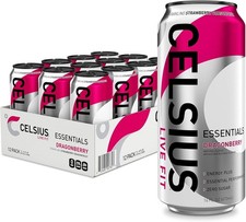 Sugar Free Energy Drink Sparkling Dragonberry 16oz 12 Pack Fitness essentials™ picture