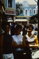 c1960's 35mm Slide, Swift Upjohn Pharmacy Storefront Women bay green Sign Window picture