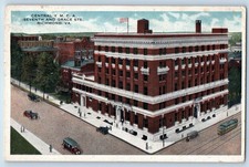 c1918 Richmond Virginia Postcard Central Y.M.C.A. Seventh Grace Street Building picture