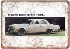 1963 Plymouth Valiant Vintage Auto Advertisement Retro Look Metal Sign AN1533 picture