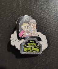 Disney Muppet Haunted Mansion Statler and Waldorf Doom Buggy Hidden Ghost LR Pin picture
