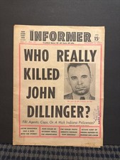 1963 National Informer Newspaper, Who Really Killed John Dillinger?   (VRN10C) picture