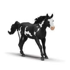 Schleich Black and White Paint Horse Toy Figurine for Imaginative Play picture