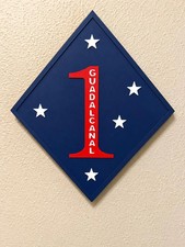 1st Marine Division Wall Plaque | The Old Breed Military Display picture