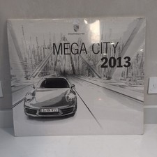 Genuine 2013 'Mega City' Porsche Factory Issued Dealers Calendar - Sealed picture