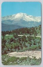 Postcard Majestic Pikes Peak Colorado picture
