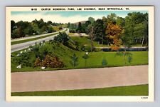 Wytheville VA-Virginia, Carter Memorial Park, Lee Highway, Vintage Postcard picture