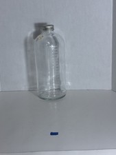 Vintage Clear Glass Graduated IV Infusion Solution Bottle Jug 1 Gallon Abbott picture