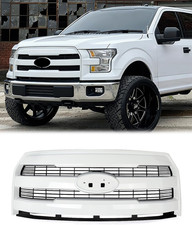 Oxford White Mesh Grille Assembly Fit for Ford F-150 2015-2017 picture