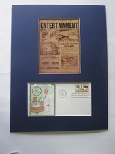 Inventor Thomas Edison introduces the motion picture camera   & First day Cover picture