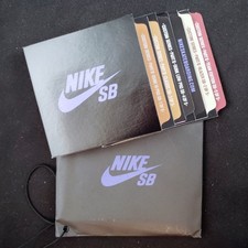 Nike SB Custom Series Part II Sticker Pack Complete Set of 5 w/ String Bag Vtg picture