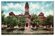 Denver Colorado North Side High School c1908 CO Antique Postcard Vtg G1 picture