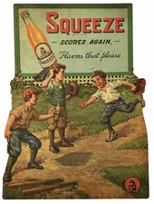 SQUEEZE SCORES AGAIN BASEBALL GAME 24