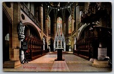 Wittenberg Inneres der Schlosskirche Germany Cathedral Interior Postcard picture