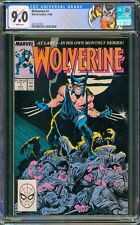 WOLVERINE #1 CGC 9.0 WHITE PAGES VF/NM MARVEL 1988 LOGAN PATCH NUFF picture