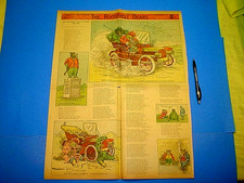 VINTAGE 1906 THE ROOSEVELT BEARS NEWSPAPER COMIC STRIP PAGE picture