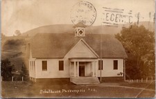 RPPC c1908 One Room School House   Passumpsic, Vermont picture