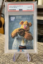 PSA 10 1993 Cardz Jim Henson's The Muppets Character Card Fozzie Bear Card #30 picture