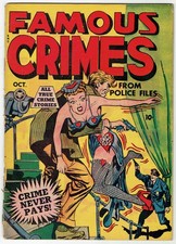 FAMOUS CRIMES #3 (FOX FEATURES, 1948) MENTIONED IN SOTI ELECTROCUTION PANELS picture