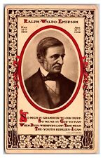 Early 1900s - Ralph Waldo Emerson - Historical Portrait Postcard (UnPosted) picture