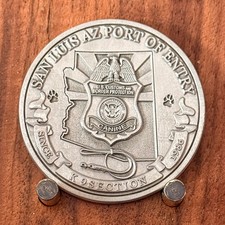 CBP San Luis Arizona Port of Entry K9 Section Challenge Coin  1#48 picture
