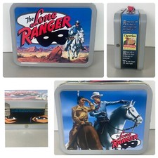 Vintage The Lone Ranger Mini Tin Lunch Box 2001 Cheerios 60th Anniversary picture