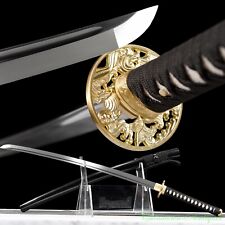 Handmade Spring Steel Japanese Samurai Sword Katana Full Tang Sharp Blade #1317 picture