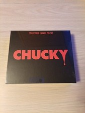 Chucky Collectible Enamel Pin Set Scream Factory New Sealed Horror Movie picture