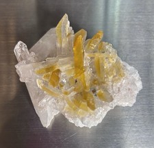 144g QUARTZ HALLOYSITE MANGO COLOMBIA NATURAL CRYSTAL Cluster MINERAL SPECIMEN picture