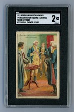 1911 N70 Historical Events Washington Bidding Farewell SGC 2 GD   **6243409** picture