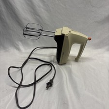 Vintage Sunbeam Mixmaster Hand Mixer Tested Works Pre-Owned  picture