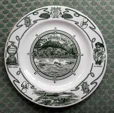 New Martinsville WV Regatta APBA Hydroplane Boat Race Magnolia Yacht Club Plate picture